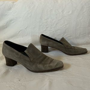 Joan & David too 1-3/4” stacked heel